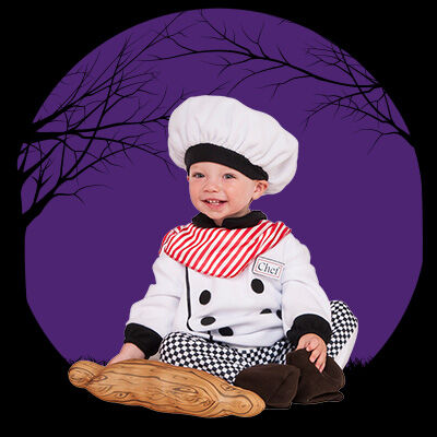 Costume de bébé chef